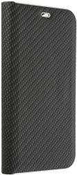FORCELL LUNA CARBON FLIP CASE FOR IPHONE XR (6,1) BLACK