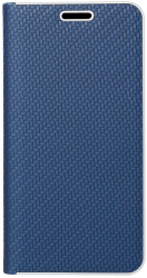 FORCELL LUNA CARBON FLIP CASE FOR SAMSUNG GALAXY A10 BLUE