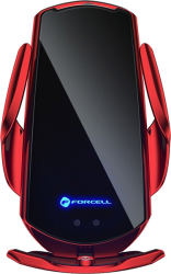 FORCELL FORCELL HS1 15W CAR HOLDER WIRELESS CHARGING AUTOMATIC RED