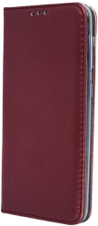 SMART MAGNETIC FLIP CASE FOR XIAOMI REDMI NOTE 9S/ NOTE 9 PRO/ NOTE 9 PRO MAX BURGUNDY