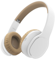 HAMA HAMA 184028 TOUCH BLUETOOTH ON-EAR STEREO HEADSET WHITE/BEIGE