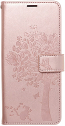 FORCELL MEZZO BOOK FLIP CASE FOR SAMSUNG GALAXY A32 5G TREE ROSE GOLD