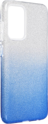 FORCELL SHINING BACΚ COVER CASE FOR SAMSUNG GALAXY A52 5G / A52 LTE 4G CLEAR/BLUE