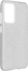 FORCELL SHINING BACΚ COVER CASE FOR SAMSUNG GALAXY A52 5G / A52 LTE 4G SILVER