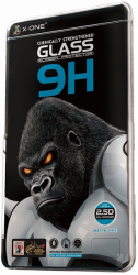X-ONE FULL COVER EXTRA STRONG MATTE FOR IPHONE 12/12 PRO 6,1 TEMPERED GLASS 9H