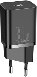 BASEUS SUPER-SI QUICK CHARGER TYPE-C 30W BLACK