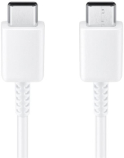 SAMSUNG CABLE 3A TYPE-C TO TYPE-C 1M EP-DA705BW 25WATT 3AH BULK WHITE