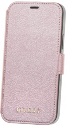 GUESS LEATHER COVER IRIDESCENT FOR APPLE IPHONE 7 / APPLE IPHONE 8 / APPLE IPHONE SE (2020) PINK TEL.084421