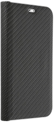 FORCELL LUNA BOOK CARBON FOR IPHONE 13 BLACK