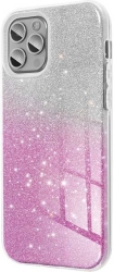 FORCELL FORCELL SHINING CASE FOR SAMSUNG GALAXY S21 FE CLEAR/PINK