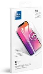 BLUE STAR TEMPERED GLASS FOR SAMSUNG A12 FULL FACE (FULL GLUE WITH FRAME/SMALL SIZE) BLACK