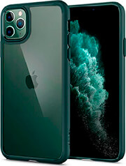 SPIGEN ULTRA HYBRID CASE FOR IPHONE 11 PRO MIDNIGHT GREEN