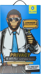 BLUEO MR. MONKEY GLASS 5D APPLE IPHONE 13 BLACK (STRONG PRIVACY)