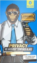 BLUEO MR. MONKEY GLASS 5D APPLE IPHONE 13 PRO BLACK (STRONG PRIVACY)