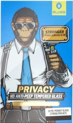 BLUEO MR. MONKEY GLASS 5D APPLE IPHONE 13 PRO MAX BLACK (STRONG PRIVACY)