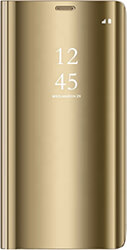 SMART CLEAR VIEW CASE FOR SAMSUNG GALAXY S22 GOLD