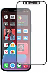 OEM TEMPERED GLASS 6D FOR IPHONE 12 / 12 PRO 6.1'' BLACK FRAME