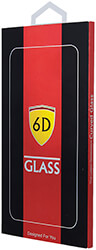 TEMPERED GLASS 6D FOR IPHONE XR / 11 BLACK FRAME