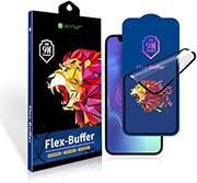BESTSUIT FLEX-BUFFER HYBRID GLASS 5D ANTIBACTERIAL FOR APPLE IPHONE XS MAX/11 PRO MAX BLACK