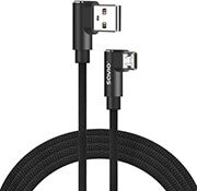 SAVIO SAVIO CL-161 REVERSIBLE FAST CHARGING CABLE MICRO USB  USB A 1M