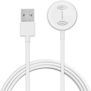 4SMARTS 4SMARTS WIRELESS CHARGER VOLTBEAM MINI 2.5W FOR APPLE WATCH 1-7 / SE USB-A CABLE 1M WHITE