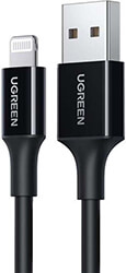UGREEN UGREEN CHARGING CABLE MFI US155 I6 BLACK 1M 80822 2.4A
