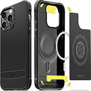 SPIGEN RUGGED ARMOR MAG MATTE BLACK FOR IPHONE 14 PRO MAX