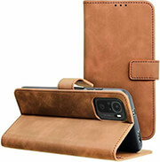 FORCELL TENDER BOOK CASE FOR XIAOMI REDMI 10C BROWN