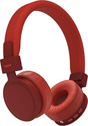 HAMA HAMA184087 FREEDOM LIT HEADPHONES ONEAR FOLDABLE WITH MICROPHONE RED