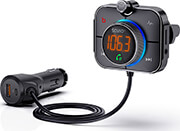 SAVIO SAVIO TR-14 FM TRANSMITTER WITH BLUETOOTH AND PD CHARGER