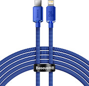 BASEUS BASEUS CRYSTAL SHINE CABLE SHINE TYPE-C TO LIGHTNING 2M 20W BLUE