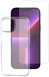 4SMARTS 4SMARTS 360° STARTER SET WITH X-PRO CLEAR GLASS AND CLEAR CASE FOR APPLE IPHONE 14 PLUS