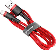 BASEUS BASEUS CAFULE CABLE USB FOR LIGHTNING 2.4A 1M RED