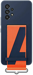 SAMSUNG GALAXY SILICONE COVER WITH STRAP A53 EF-GA536TN NAVY