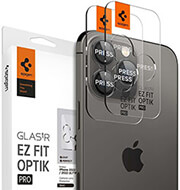 SPIGEN GLASS EZ FIT OPTIK PRO 2 PACK BLACK FOR IPHONE 14 PRO/IPHONE 14 PRO MAX