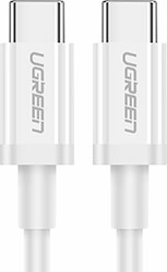 UGREEN CHARGING CABLE UGREEN US264 TYPE-C/TYPE-C WHITE 1M 60518 3A