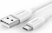 CHARGING CABLE UGREEN US289 MICRO WHITE 1M 60141 2A φωτογραφία