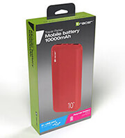 TRACER TRACER POWERBANK PARKER 10000MAH 2A RED