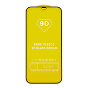 TEMPERED GLASS 9D IPHONE 13 / 13 PRO / 14 6.1 BLACK FRAME