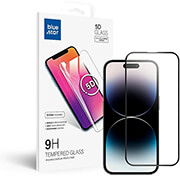 BLUE STAR TEMPERED GLASS FOR APPLE IPHONE 14 PRO 5D FULL COVER BLACK
