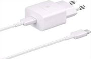 SAMSUNG SAMSUNG WALL CHARGER 25W 3A USB TYPE-C WHITE + CABLE TYPE-C EP-T2510XW