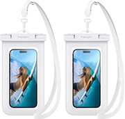 SPIGEN AQUA SHIELD WATERPROOF FLOATING 6.9'' CASE A610 2 PACK WHITE