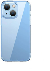 BASEUS SUPERCERAMIC TRANSPARENT GLASS CASE AND TEMPERED GLASS SET IPHONE 14 PLUS