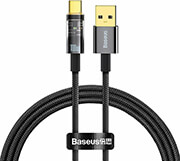 BASEUS EXPLORER USB TO USB-C CABLE 100W 1M BLACK