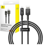 BASEUS FAST CHARGING CABLE LIGHTNING EXPLORER 2.4A 1M BLACK