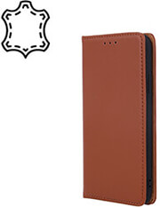 OEM GENIUNE LEATHER SMART PRO FOR IPHONE 15 PLUS 6.7 BROWN