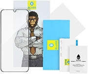 BLUEO 5D MR. MONKEY GLASS APPLE IPHONE 15 PRO BLACK (STRONG HD)