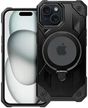 OEM ARMOR MAG COVER CASE WITH MAGSAFE FOR IPHONE 15 BLACK