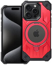 OEM ARMOR MAG COVER CASE WITH MAGSAFE FOR IPHONE 15 PRO RED