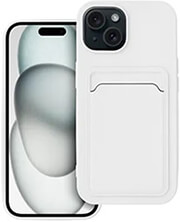 OEM CARD CASE FOR IPHONE 15 WHITE